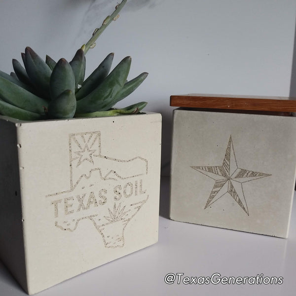 Alabaster Texas Soil Box and Planter (limited stock)