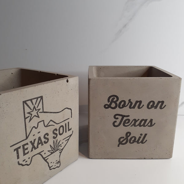 Texas Soil Planter with drainage hole (Clearance) (Limited Stock)